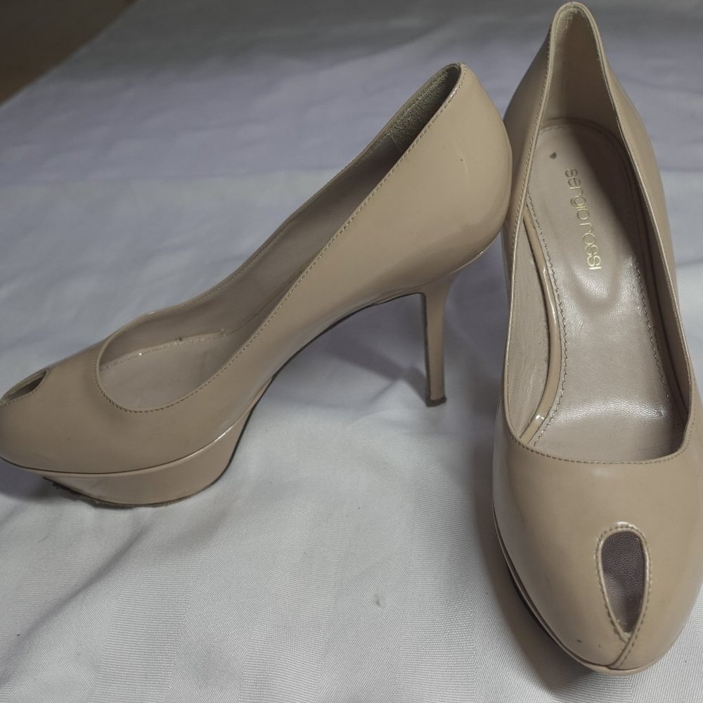 SERGIO ROSSI Leather Pumps - Picture 2 of 8